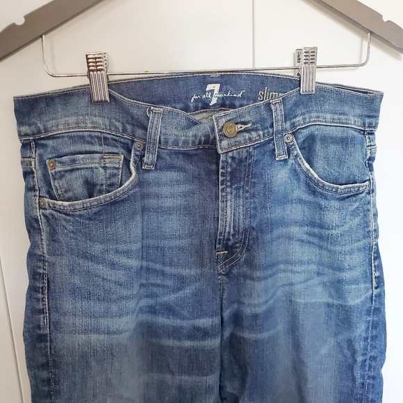 7 For All Mankind Slimmy Jeans 32 - Picture 2 of 6